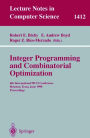 Integer Programming and Combinatorial Optimization: 6th International IPCO Conference Houston, Texas, June 22-24, 1998 Proceedings