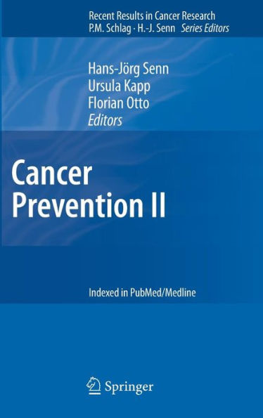 Cancer Prevention II / Edition 1