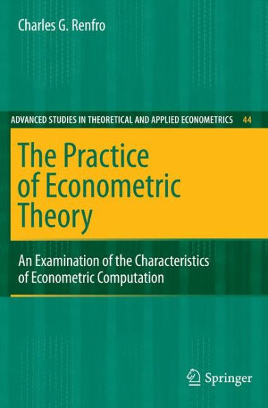 The Practice of Econometric Theory: An Examination of the Characteristics of Econometric Computation / Edition 1