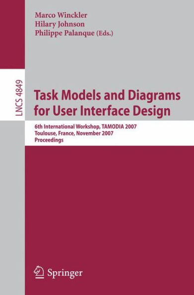 Barnes and Noble Task Models and Diagrams for User Interface 