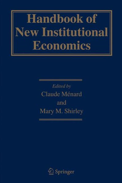 Handbook of New Institutional Economics