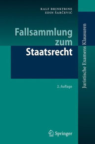 Title: Fallsammlung zum Staatsrecht, Author: Ralf Brinktrine