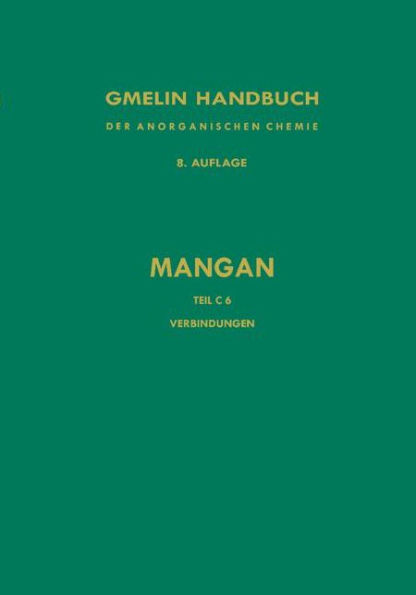 Verbindungen des Mangans mit Schwefel, Selen und Tellur / Edition 8