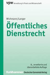 Title: Öffentliches Dienstrecht, Author: Manfred Wichmann