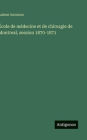 ï¿½cole de mï¿½decine et de chirurgie de Montreal, session 1870-1871