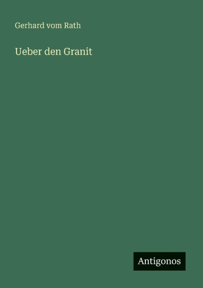 Ueber den Granit