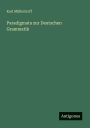 Paradigmata zur Deutschen Grammatik