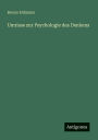 Umrisse zur Psychologie des Denkens