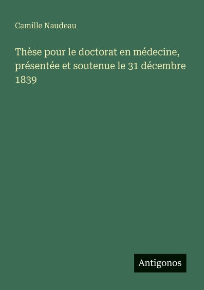 Thï¿½se pour le doctorat en mï¿½decine