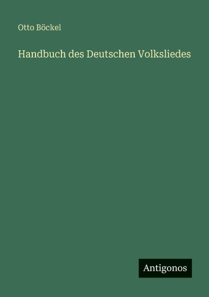 Handbuch des Deutschen Volksliedes