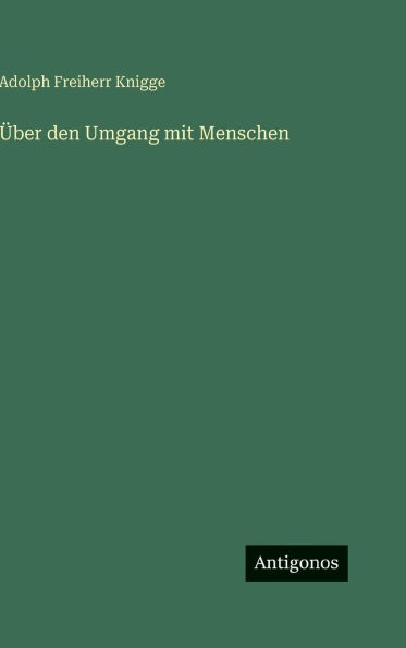 ï¿½ber den Umgang mit Menschen