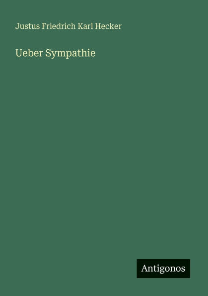 Ueber Sympathie