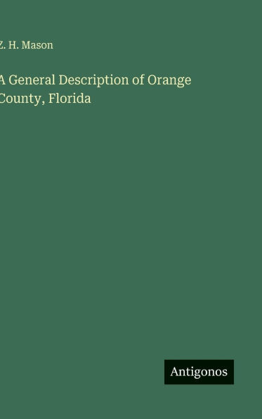 A General Description of Orange County, Florida