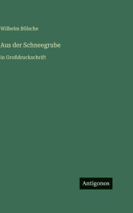 Title: Aus der Schneegrube: in GroÃ¯Â¿Â½druckschrift, Author: Wilhelm Bïlsche