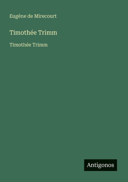 TimothÃ¯Â¿Â½e Trimm: TimothÃ¯Â¿Â½e Trimm
