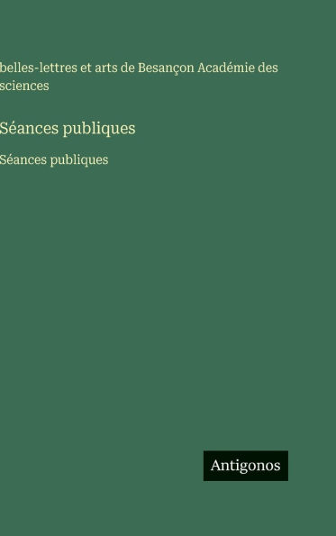SÃ¯Â¿Â½ances publiques: SÃ¯Â¿Â½ances publiques