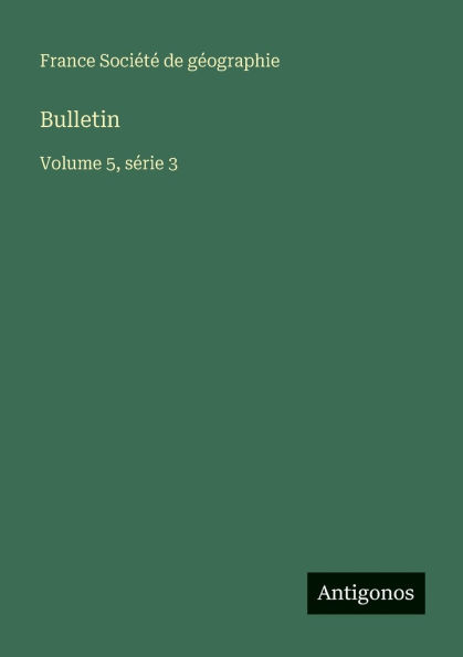 Bulletin: Volume 5, sÃ¯Â¿Â½rie 3