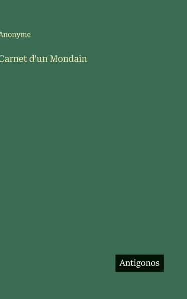 Carnet d'un Mondain