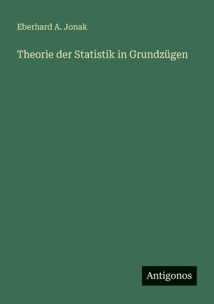 Theorie der Statistik GrundzÃ¯Â¿Â½gen