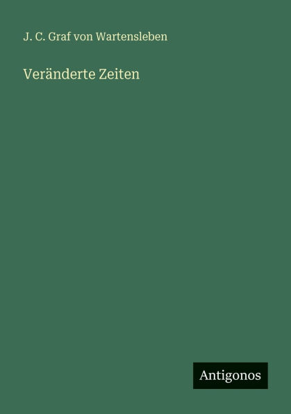 Verï¿½nderte Zeiten