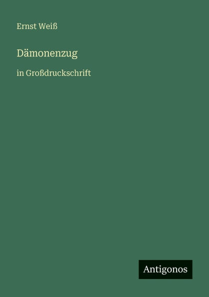 DÃ¯Â¿Â½monenzug: in GroÃ¯Â¿Â½druckschrift