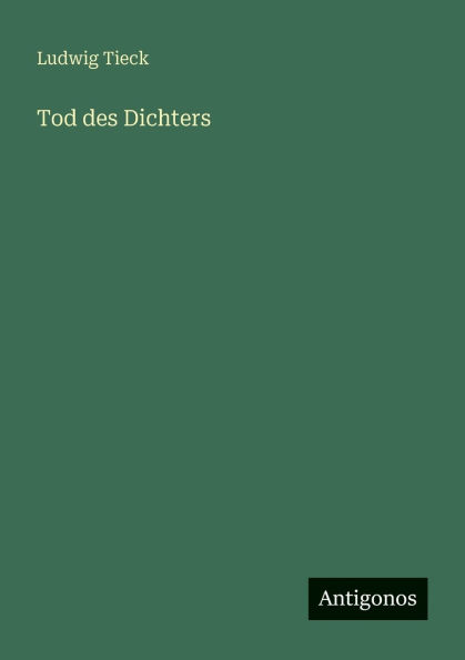 Tod des Dichters