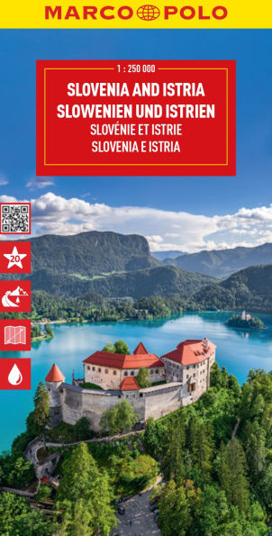 Slovenia and Istria Marco Polo Map