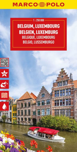 Belgium Luxemburg Marco Polo Map