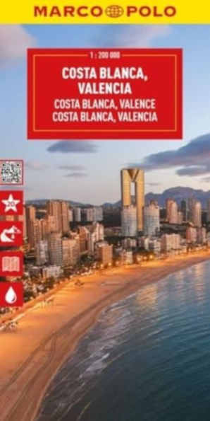Costa Blanca Marco Polo Map: Including Valencia