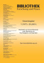 Bibliothek - Forschung und Praxis: 25-Jahres-Register