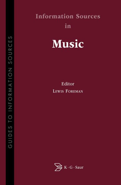 Information Sources in Music / Edition 1