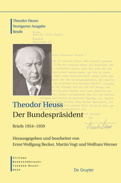Der Bundespräsident: Briefe 1954-1959