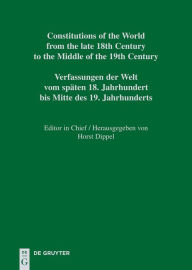 Title: Constitutional Documents of Colombia and Panama 1793-1853, Author: Bernd Marquardt