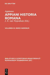 Title: Index nominum, Author: Appianus