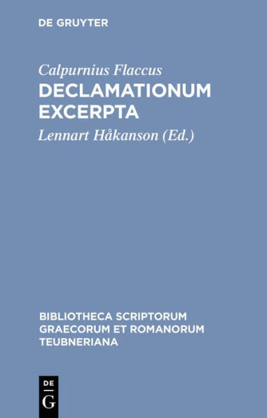 Declamationum excerpta