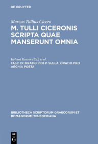 Title: Oratio pro P. Sulla. Oratio pro Archia poeta, Author: Marcus Tullius Cicero