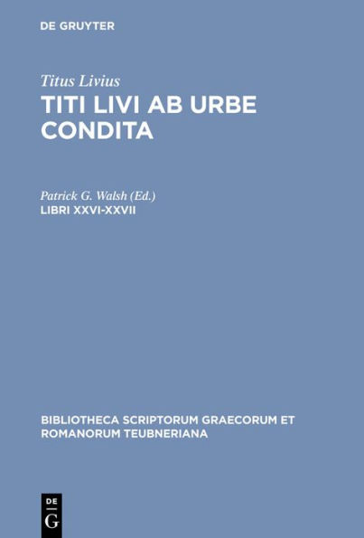 Libri XXVI-XXVII / Edition 2