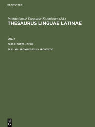 Title: pronuntiatus - propositio, Author: Thesaurusbüro München
