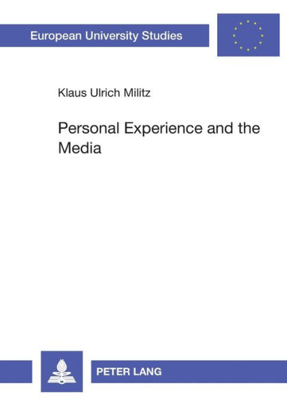 Personal Experience and the Media: Media Interplay in Rainer Werner Fassbinder's Work for Theatre, Cinema and Television