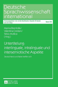 Title: Untertitelung: interlinguale, intralinguale und intersemiotische Aspekte: Deutschland und Italien treffen sich, Author: Valentina Crestani