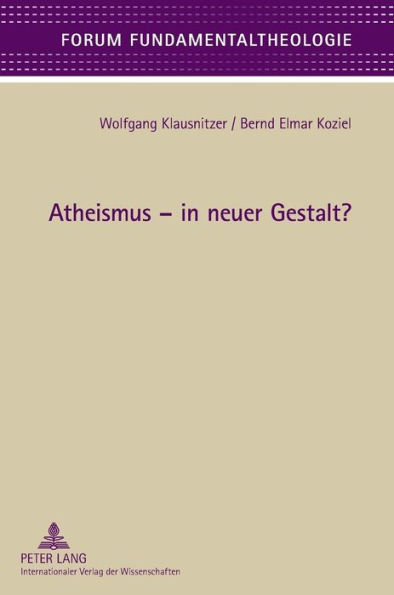 Atheismus - in neuer Gestalt?