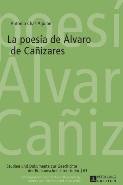 La poesía de Álvaro de Cañizares