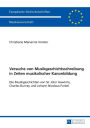 Versuche von Musikgeschichtsschreibung in Zeiten musikalischer Kanonbildung: Die Musikgeschichten von Sir John Hawkins, Charles Burney und Johann Nicolaus Forkel