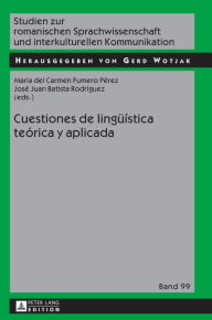 Title: Cuestiones de lingueística teórica y aplicada, Author: Maria del Carmen Fumero Pérez