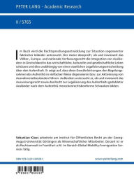 Title: Die Integration in das wirtschaftliche, kulturelle und gesellschaftliche Leben: Determinante der staatlichen Moeglichkeiten zur Aufenthaltsbeendigung durch Ausweisung und der staatlichen Legalisierungspflichten eines bisher geduldeten Aufenthalts, Author: Sebastian Klaus