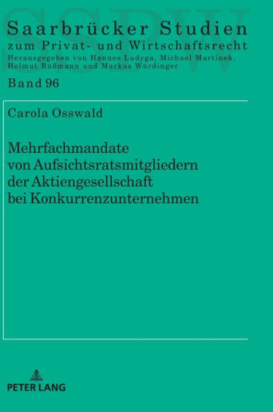 Mehrfachmandate von Aufsichtsratsmitgliedern der Aktiengesellschaft bei Konkurrenzunternehmen