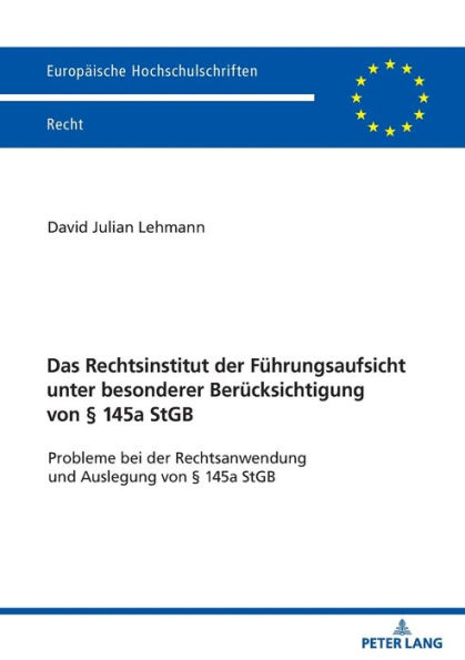 Das Rechtsinstitut der Fuehrungsaufsicht unter besonderer Beruecksichtigung von § 145a StGB: Probleme bei der Rechtsanwendung und Auslegung von § 145a StGB