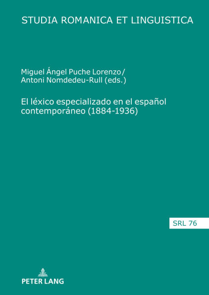 El léxico especializado en el español contemporáneo (1884-1936)