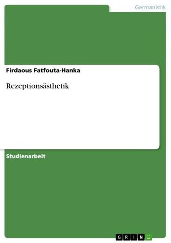 Rezeptionsästhetik