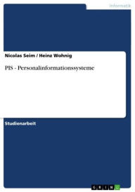 Title: PIS - Personalinformationssysteme, Author: Nicolas Seim